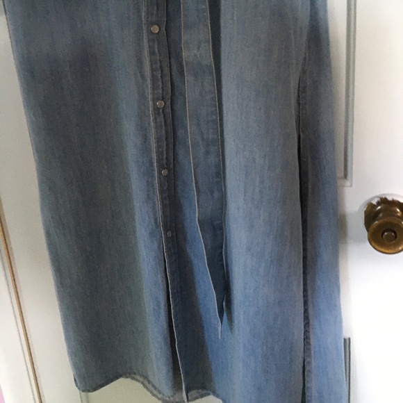 Polo Ralph Lauren Denim Midi/Maxi classic Western Dress  size 10 - Picture 5 of 8